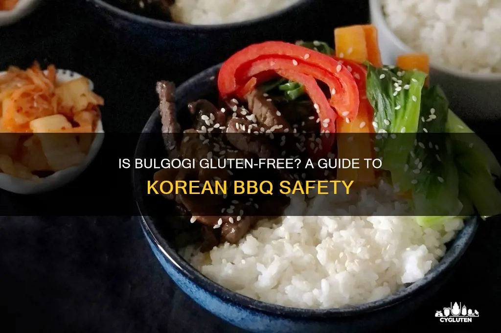 is bulgogi gluten free