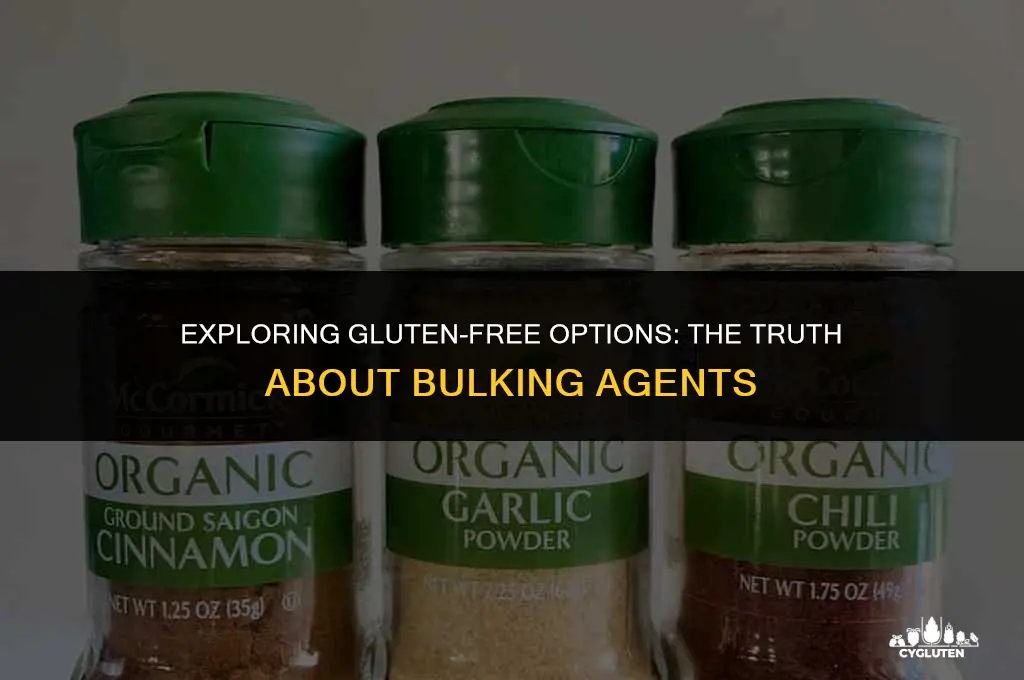 is bulking agent gluten free