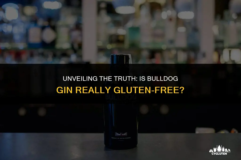 is bulldog gin gluten free