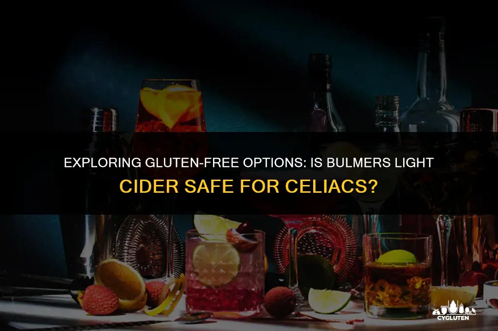 is bulmers light gluten free