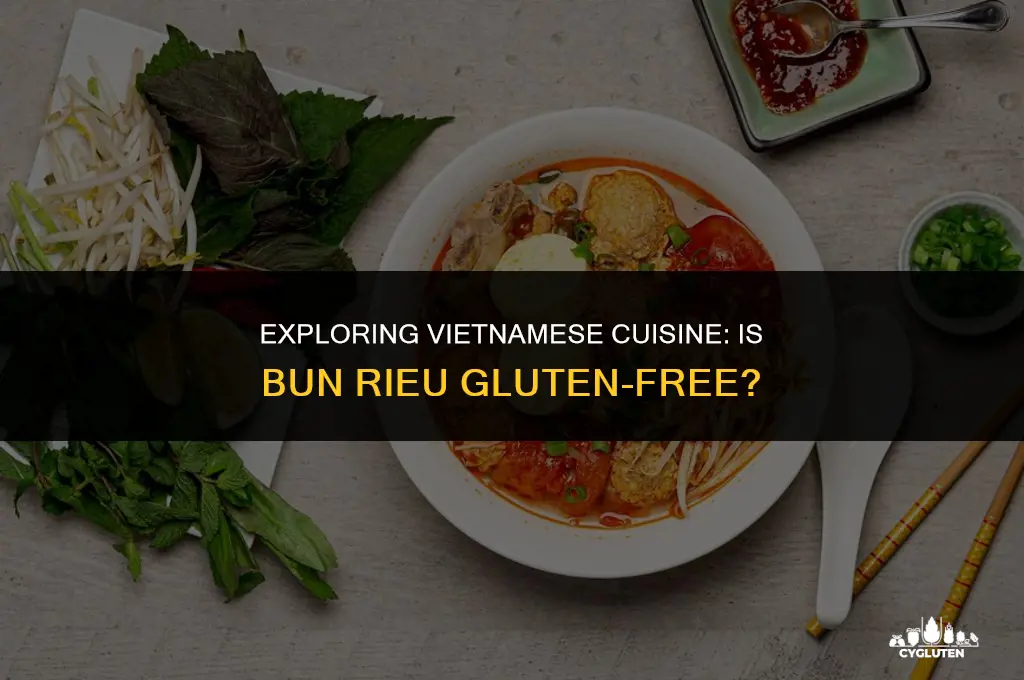 is bun rieu gluten free