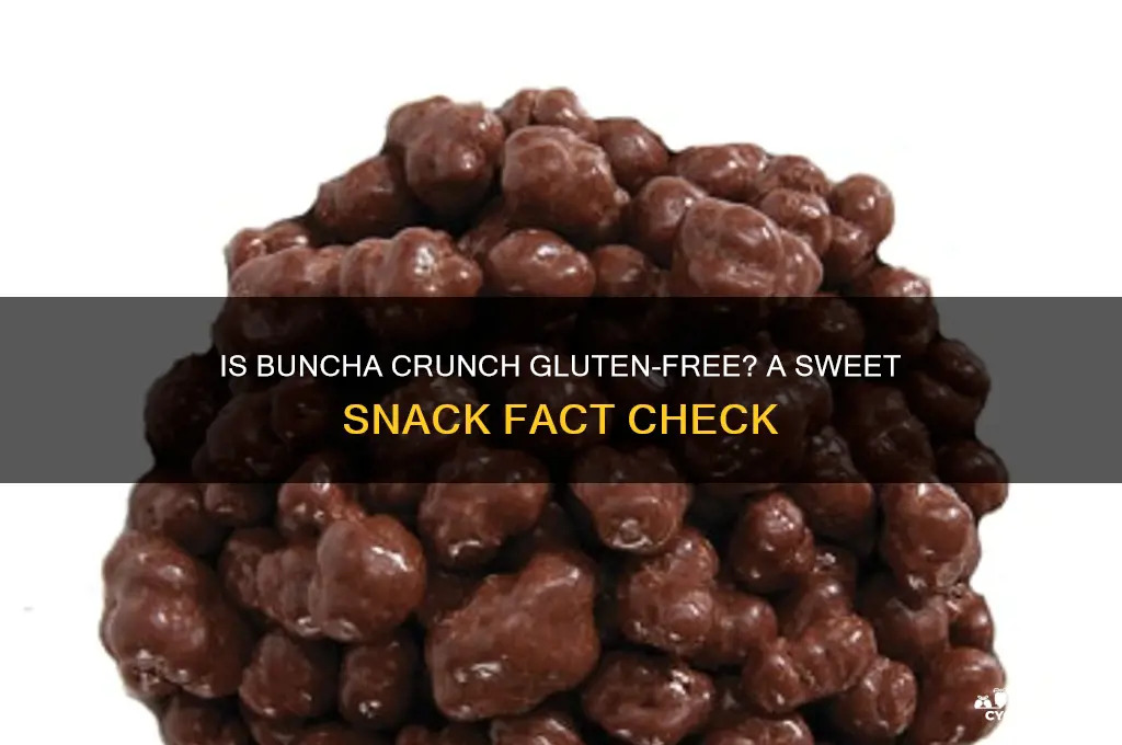 is buncha crunch gluten free