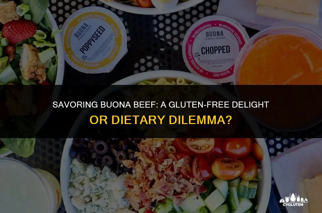 is buona beef gluten free