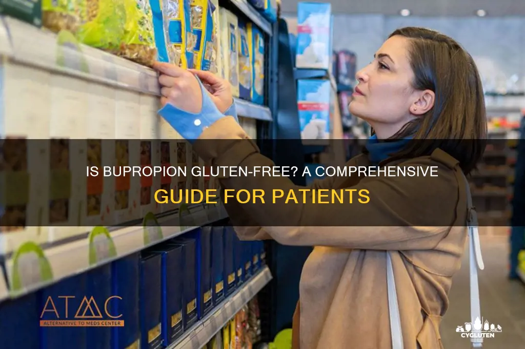 is bupropion gluten free