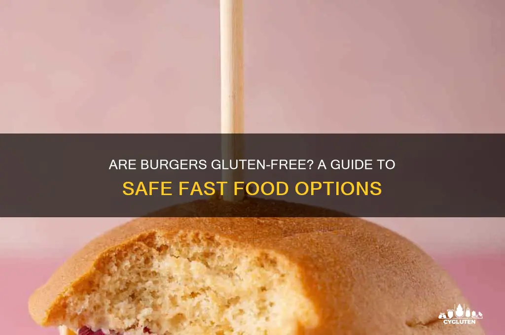 is burger gluten free