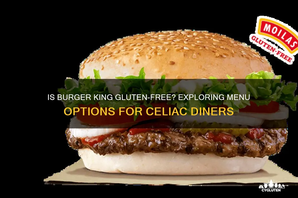 is burger king gluten free