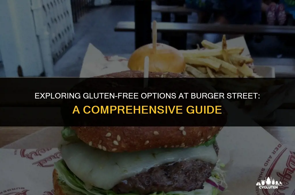 is burger street gluten free