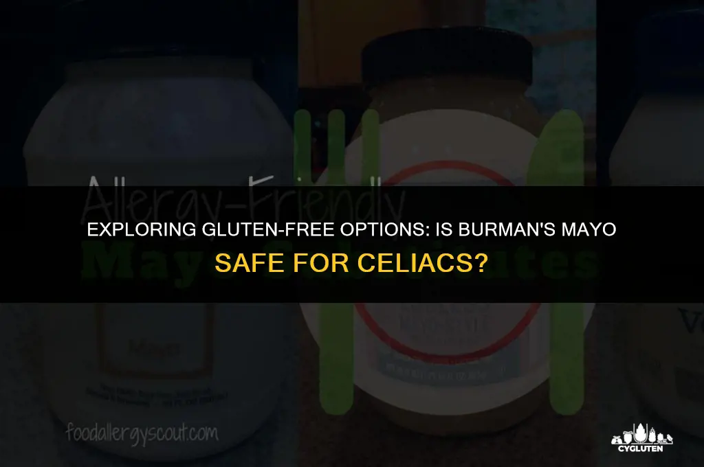 is burmans mayo gluten free