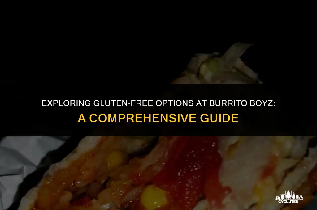 is burrito boyz gluten free