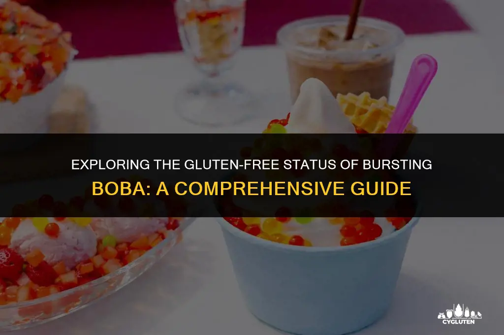 is bursting boba gluten free