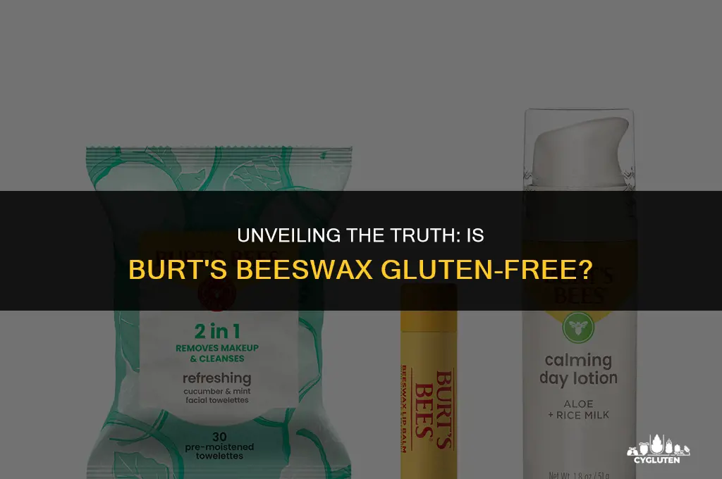 is burt beeswax gluten free