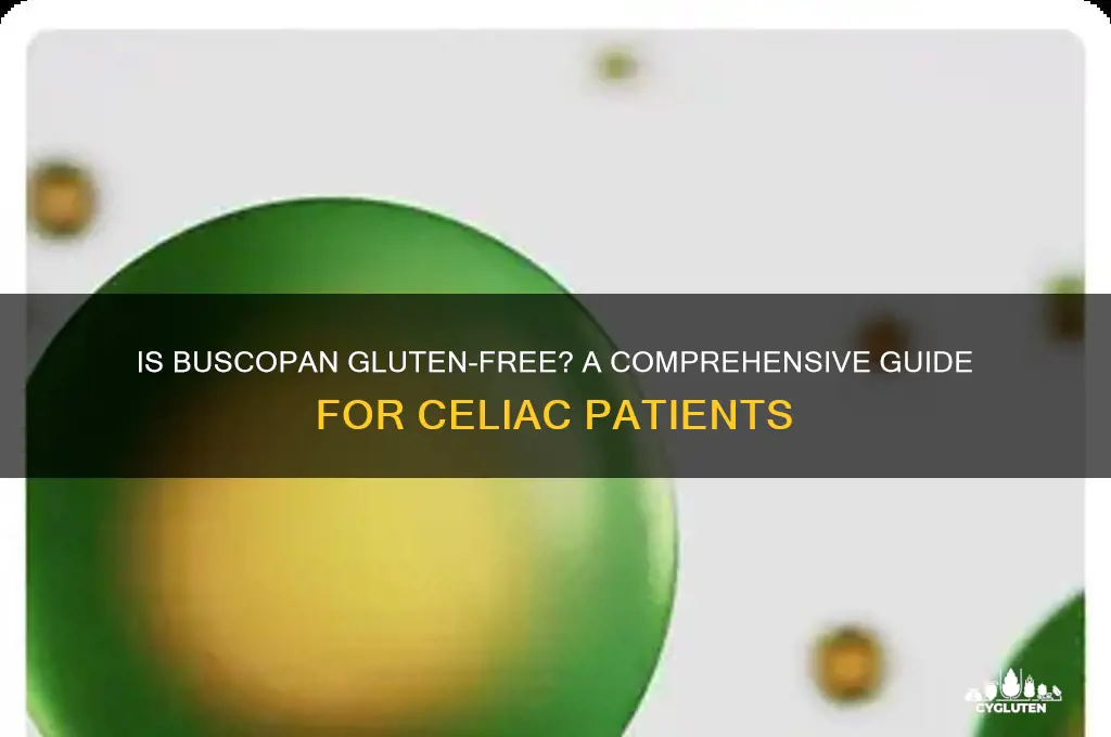 is buscopan gluten free