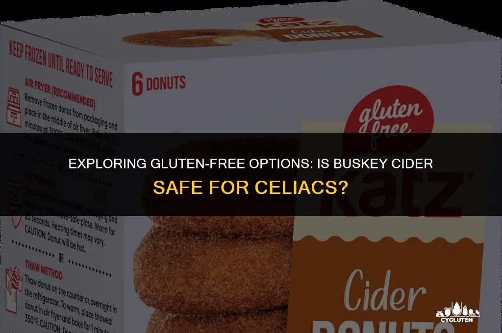 is buskey cider gluten free