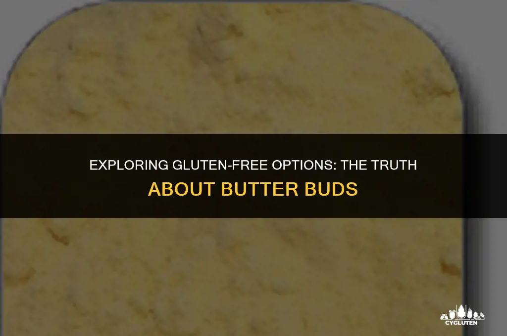 is butter buds gluten free
