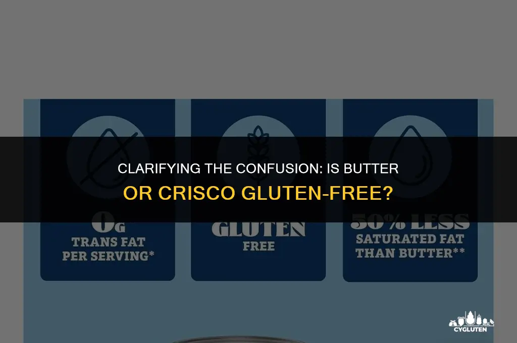 is butter crisco gluten free