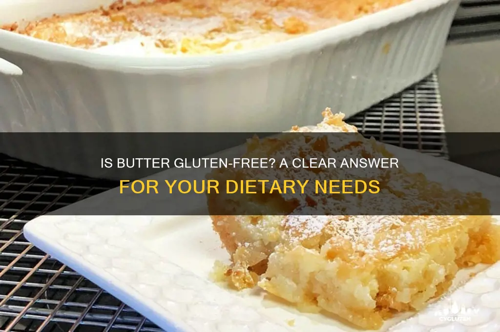 is butter gluten free