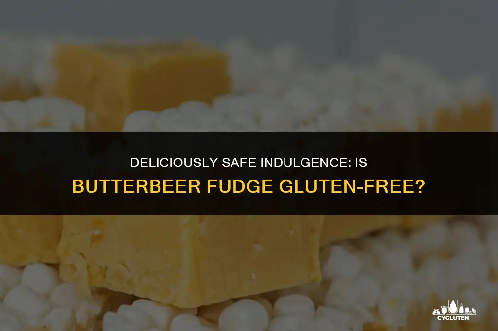 is butterbeer fudge gluten free