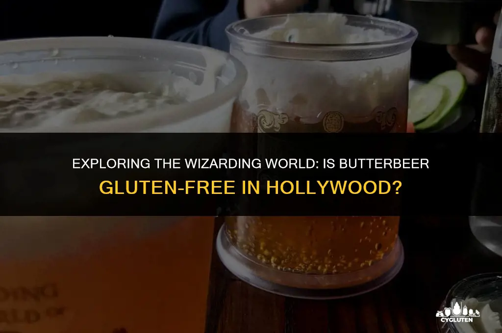 is butterbeer gluten free hollywood