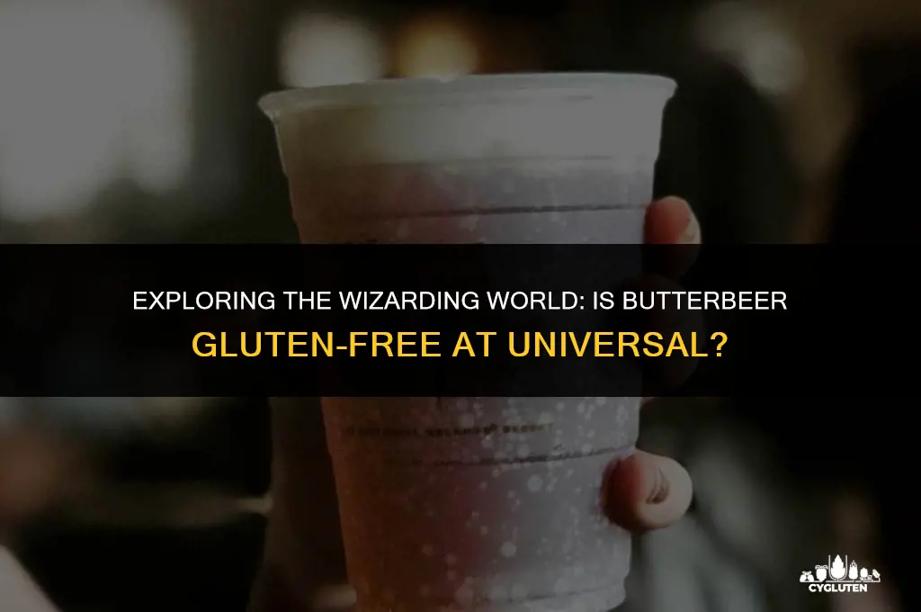 is butterbeer gluten free universal
