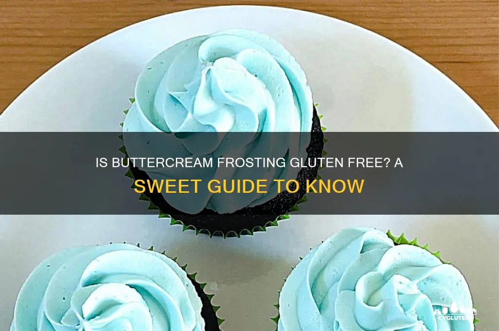 is buttercream frosting gluten free