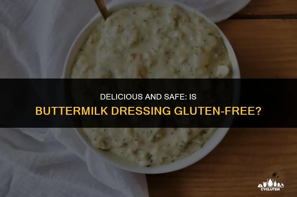 is buttermilk dressing gluten free