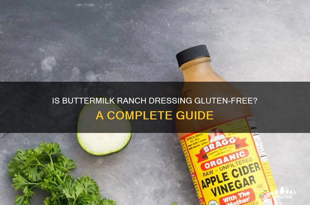 is buttermilk ranch gluten free