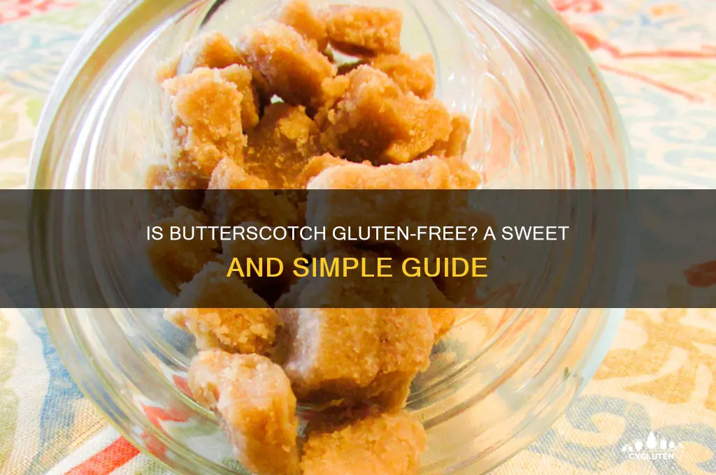 is butterschotch gluten free