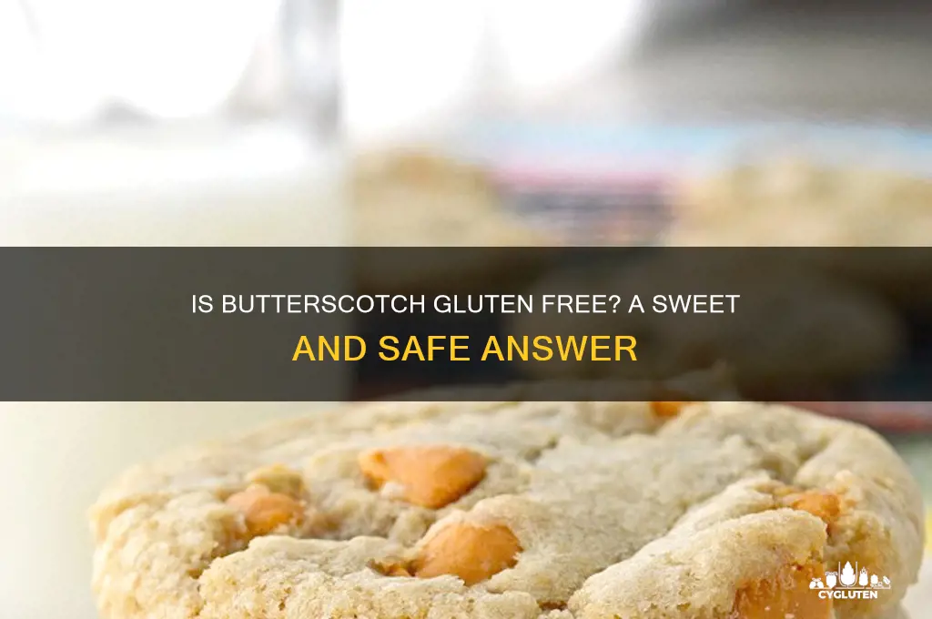 is butterscotch gluten free