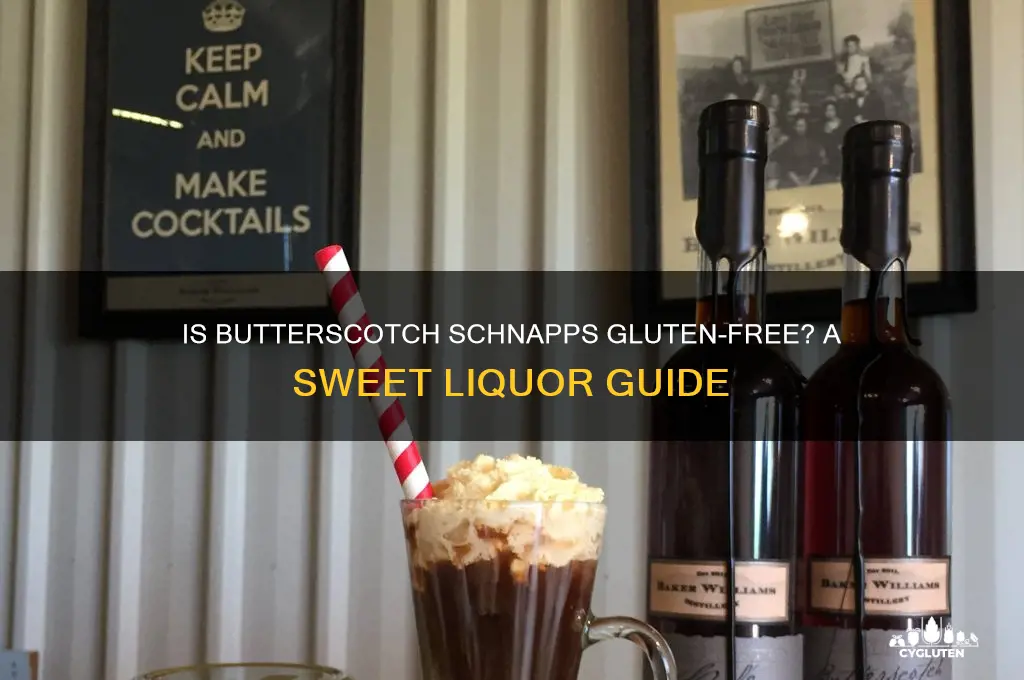 is butterscotch schnapps gluten free