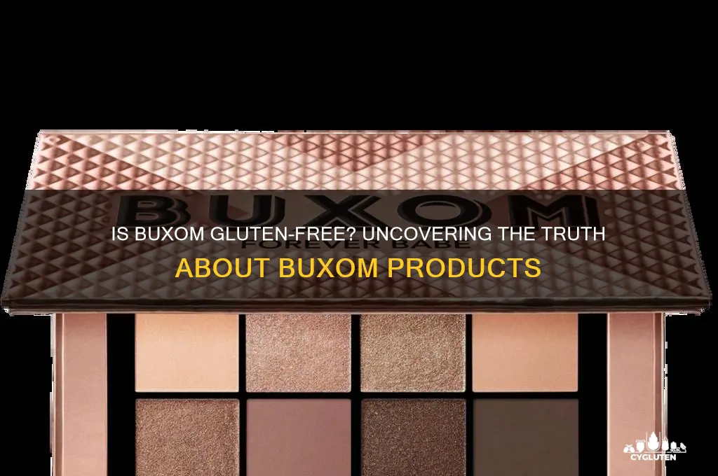 is buxom gluten free