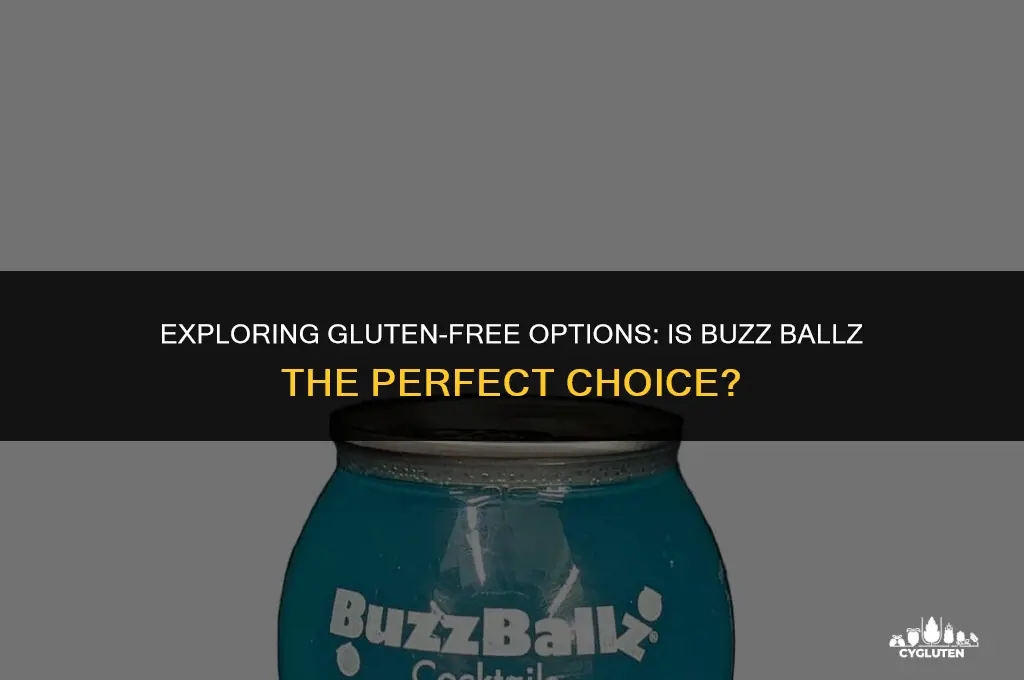 is buzz ball gluten free