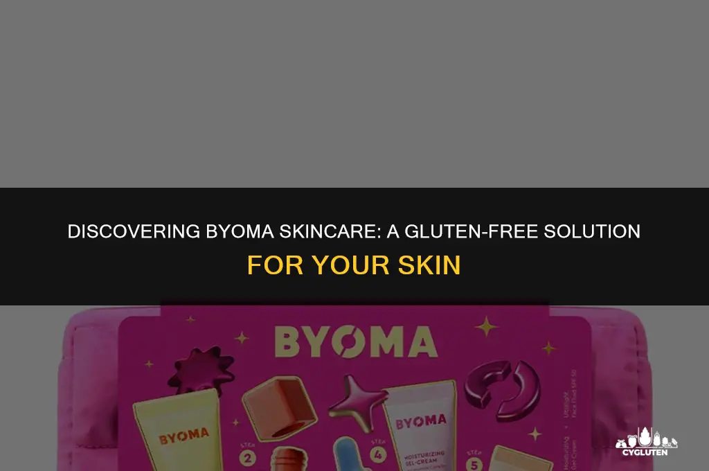 is byoma skincare gluten free