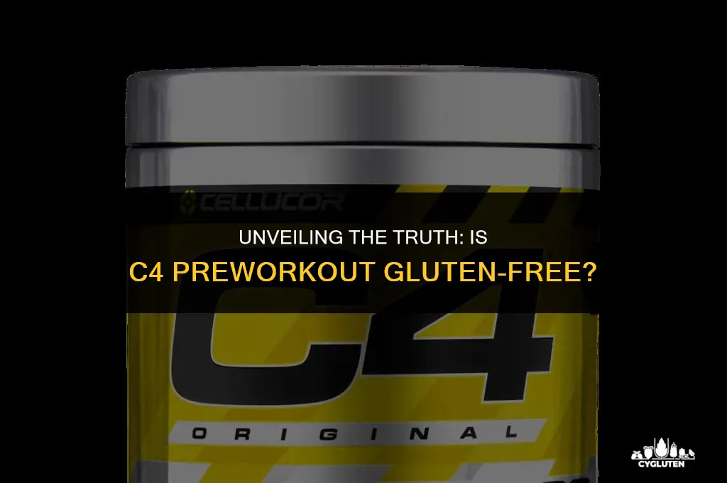 is c4 preworkout gluten free