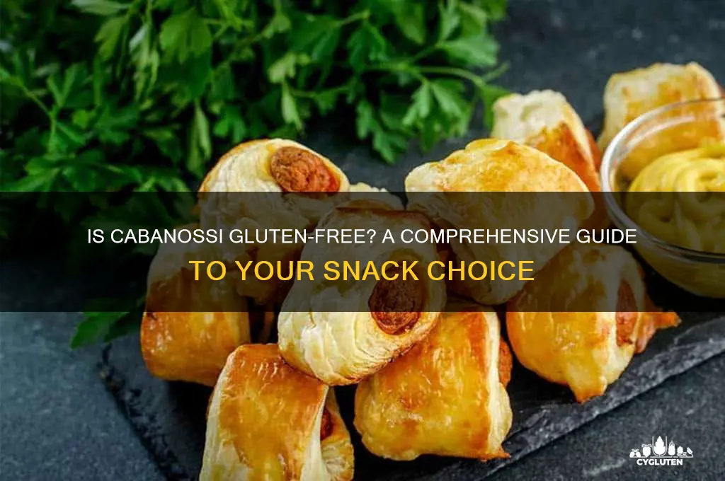 is cabanossi gluten free