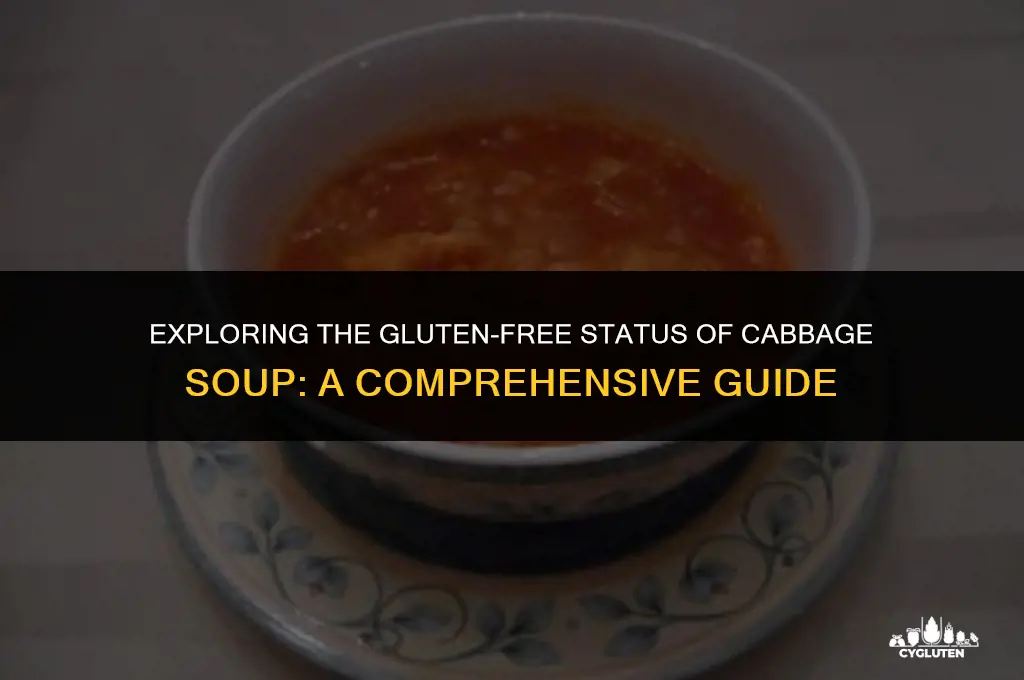 is cabbage soup gluten free
