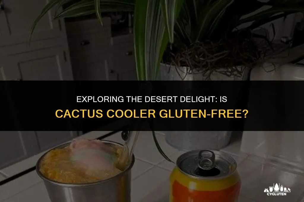 is cactus cooler gluten free