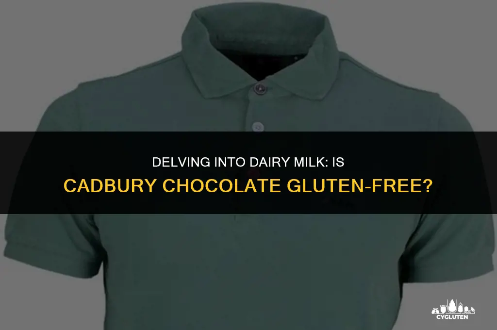 is cadbury cholate gluten free