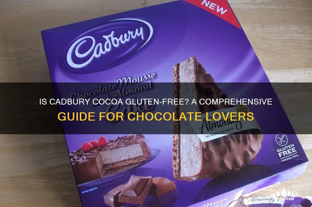 is cadbury cocoa gluten free