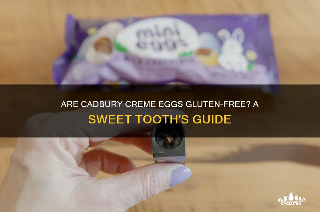is cadbury eggs gluten free