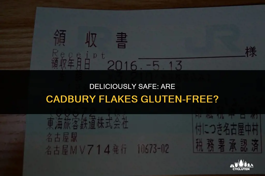 is cadbury flake gluten free