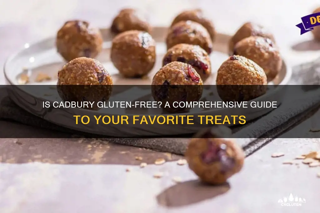 is cadbury gluten free