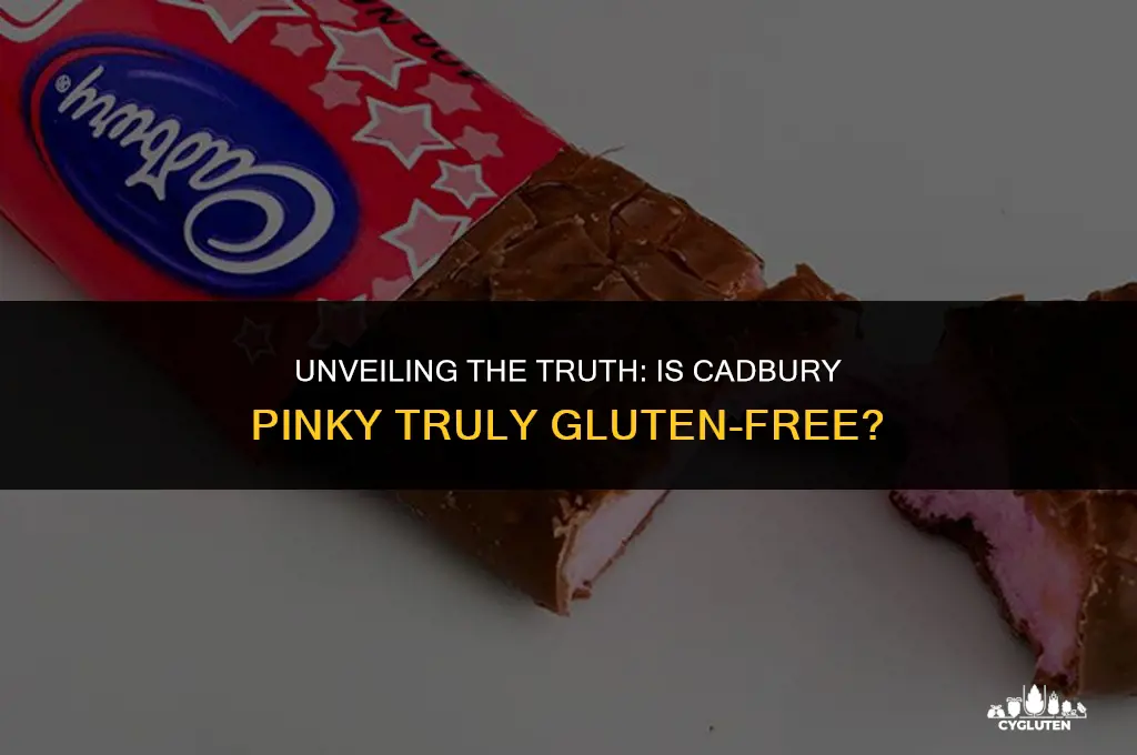 is cadbury pinky gluten free