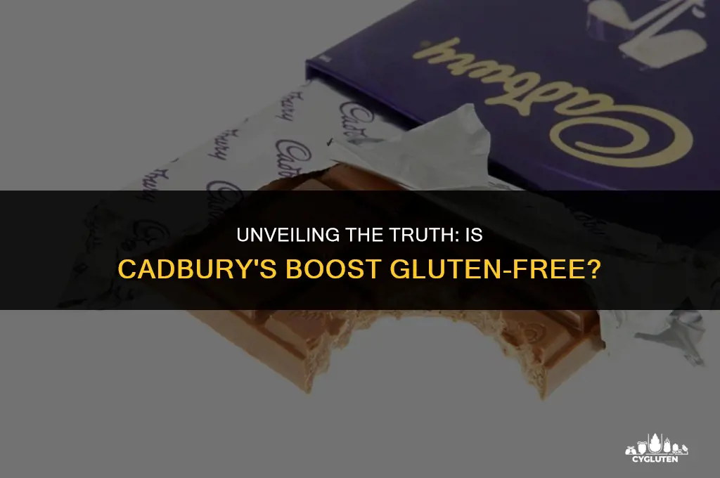 is cadburys boost gluten free