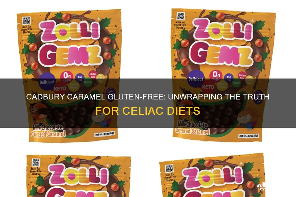 is cadburys caramel gluten free