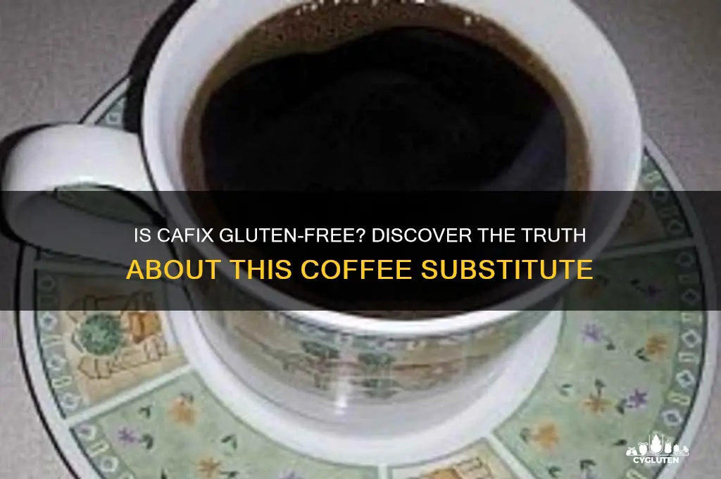 is cafix gluten free