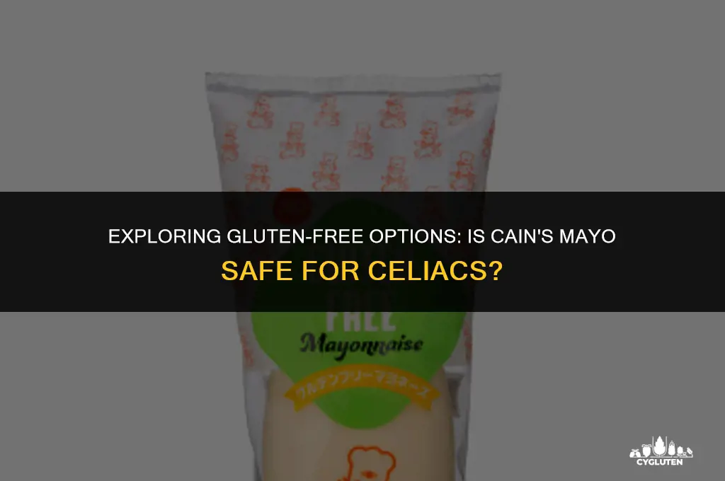 is cains mayo gluten free