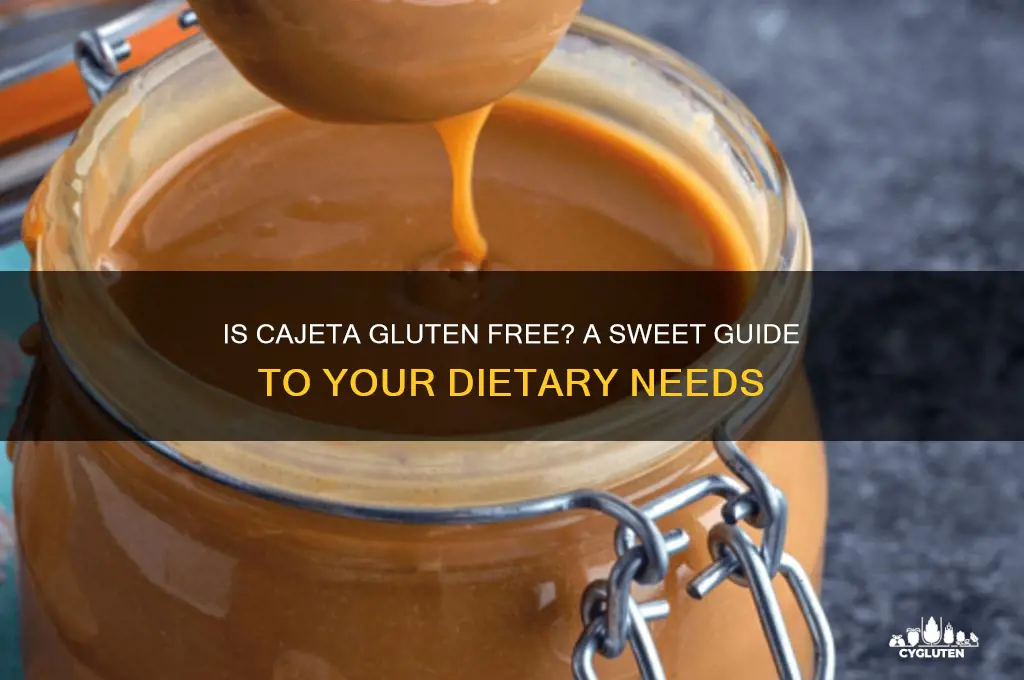 is cajeta gluten free