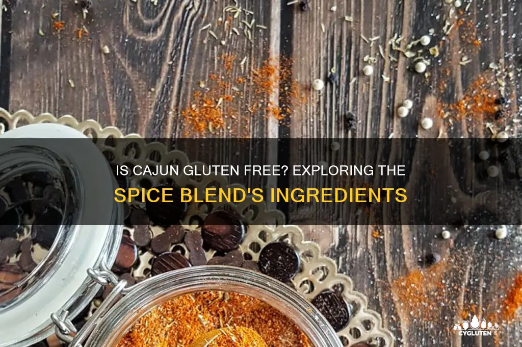 is cajun gluten free