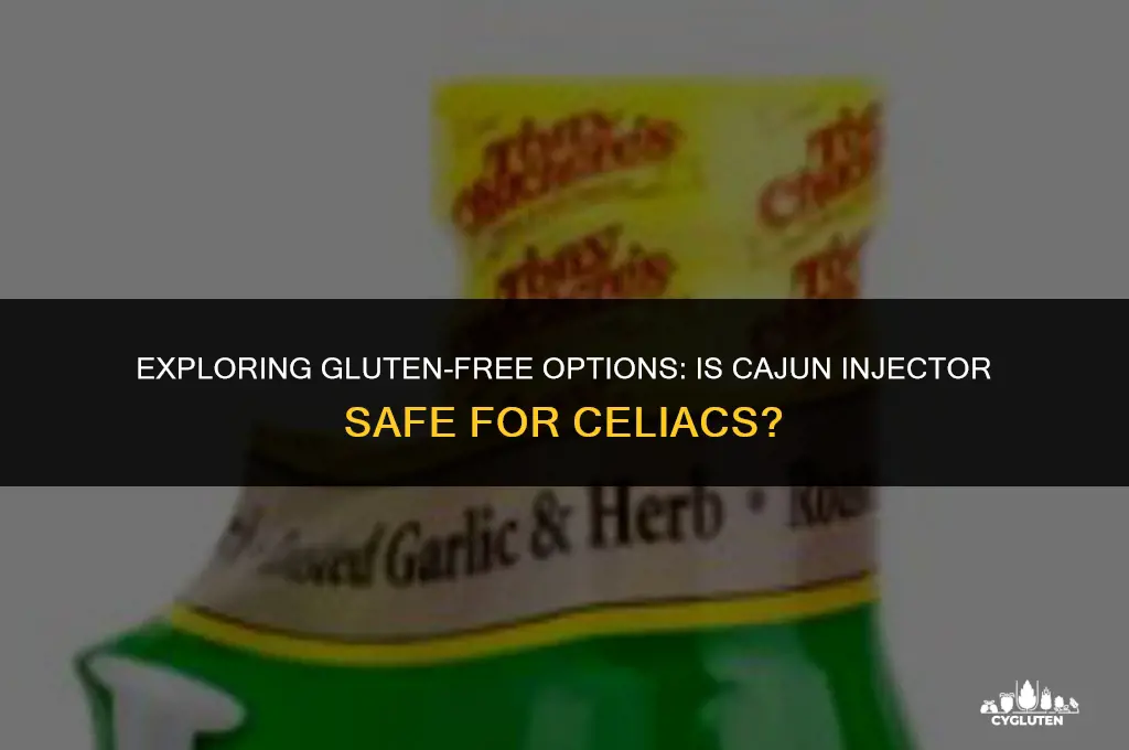 is cajun injector gluten free