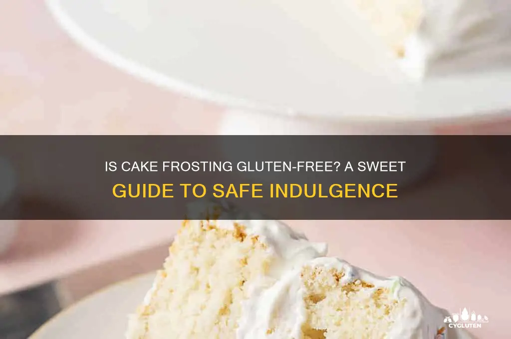 is cake frosting gluten free